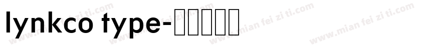 lynkco type字体转换